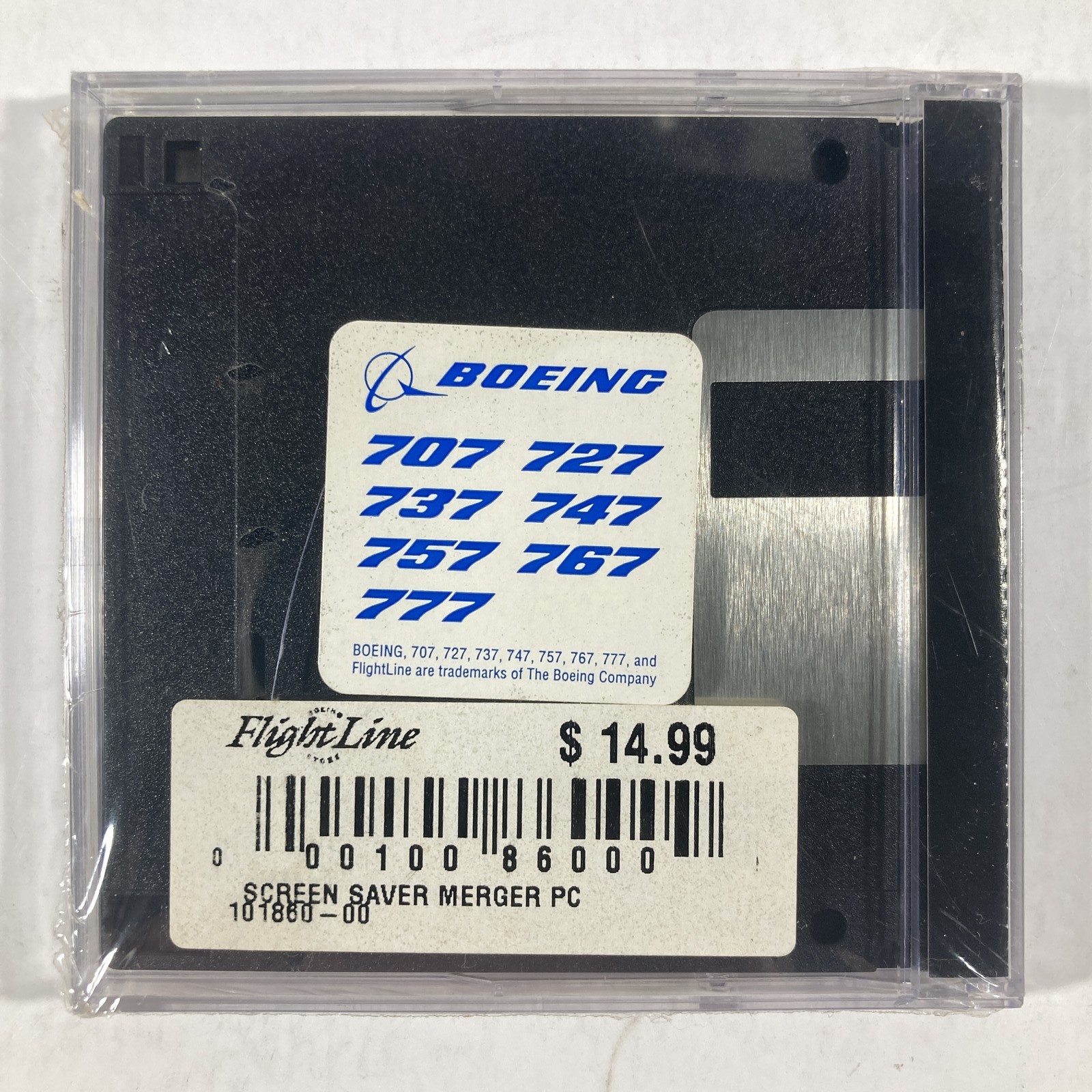 Boeing Aircraft Vintage Screen Saver PC Software 3.5″ Disk NEW SEALED 777 747
