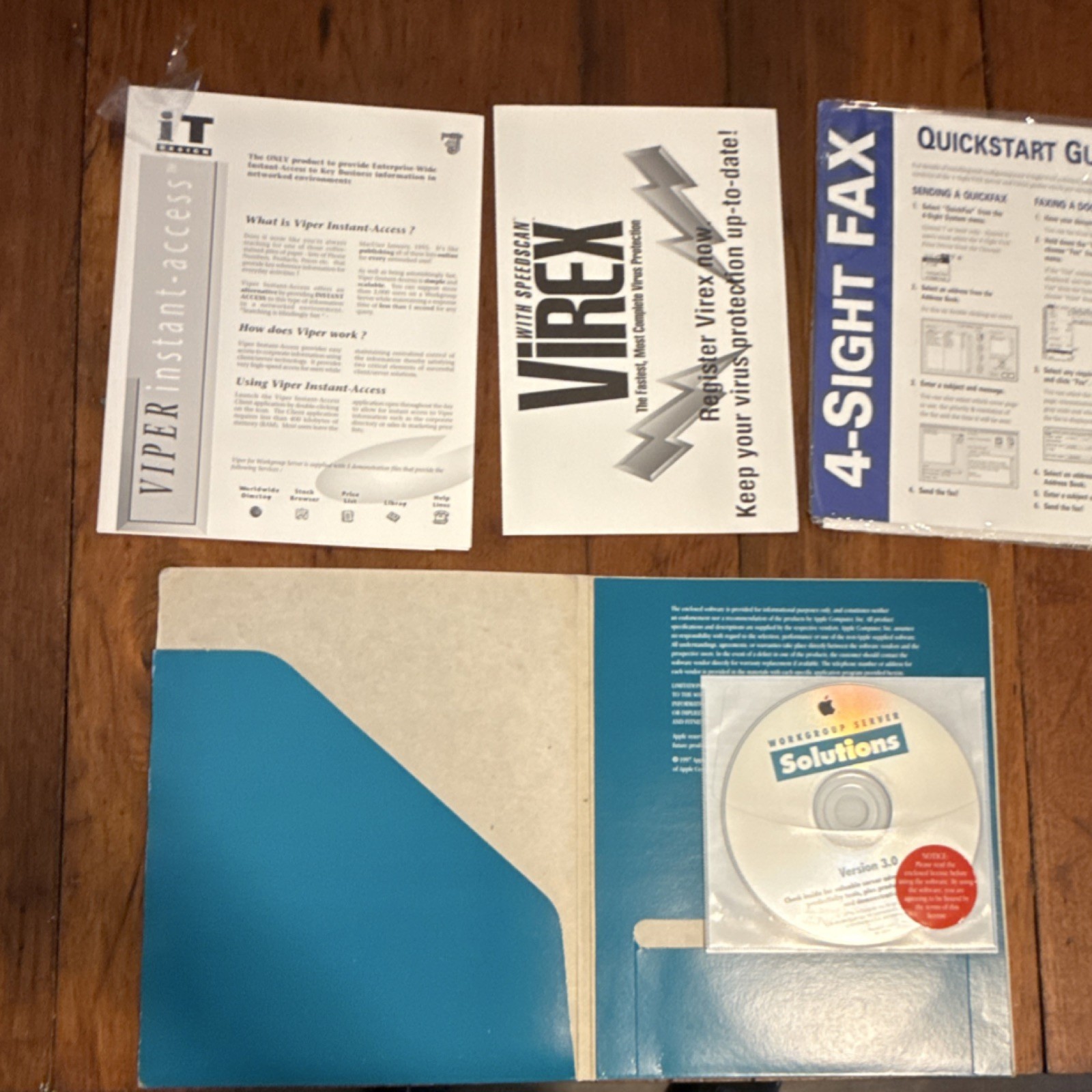 Apple Workgroup Server Solutions 3.0 Server Utility CD w/ Manuals Mac OS