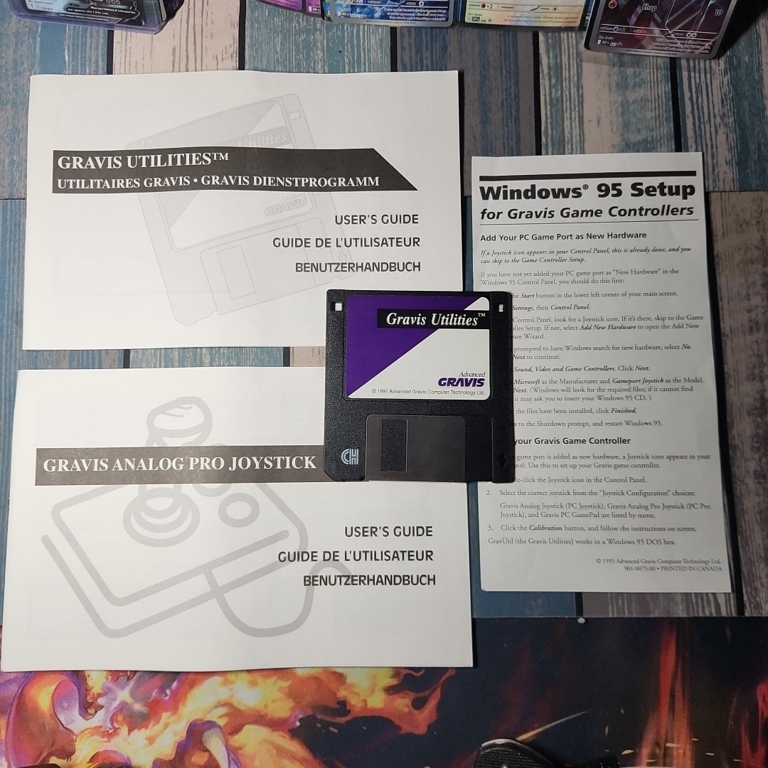 Gravis Utilities 3.5″ Floppy Disk 1991 Software Tool for PC – Vintage