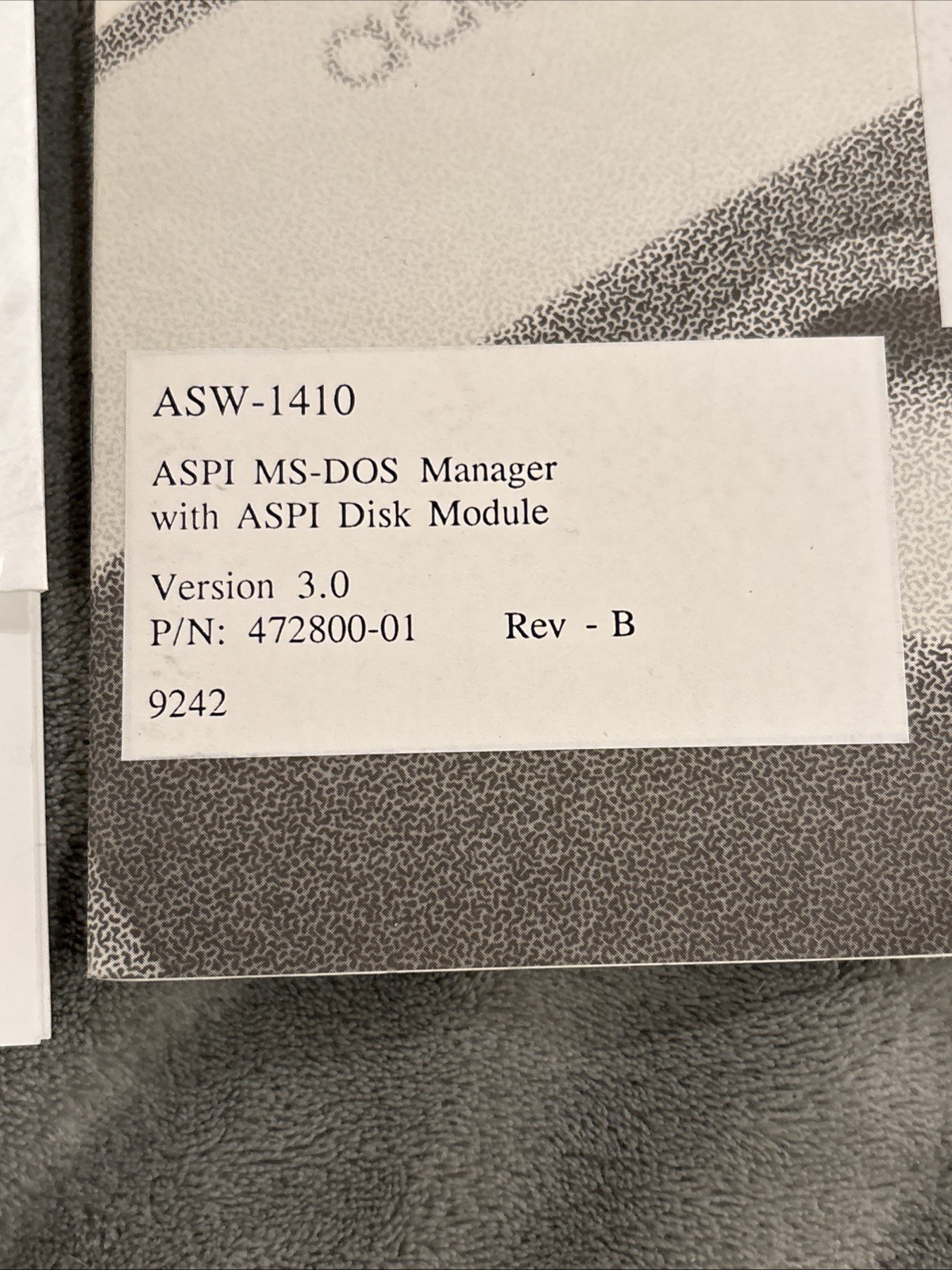 Lot of 5 NEW Adaptec Softwares: ASW-410, ASW-1410, ASW-1220, ASW-1420, ASW-1440