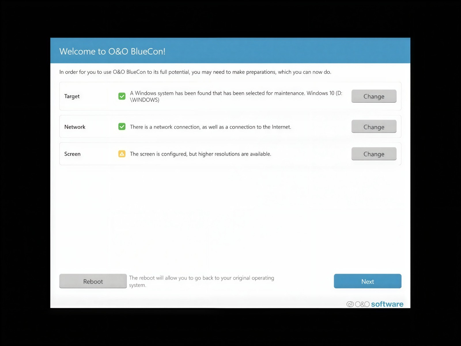 O&O BlueCon Technician Edition Bootable DVD/USB