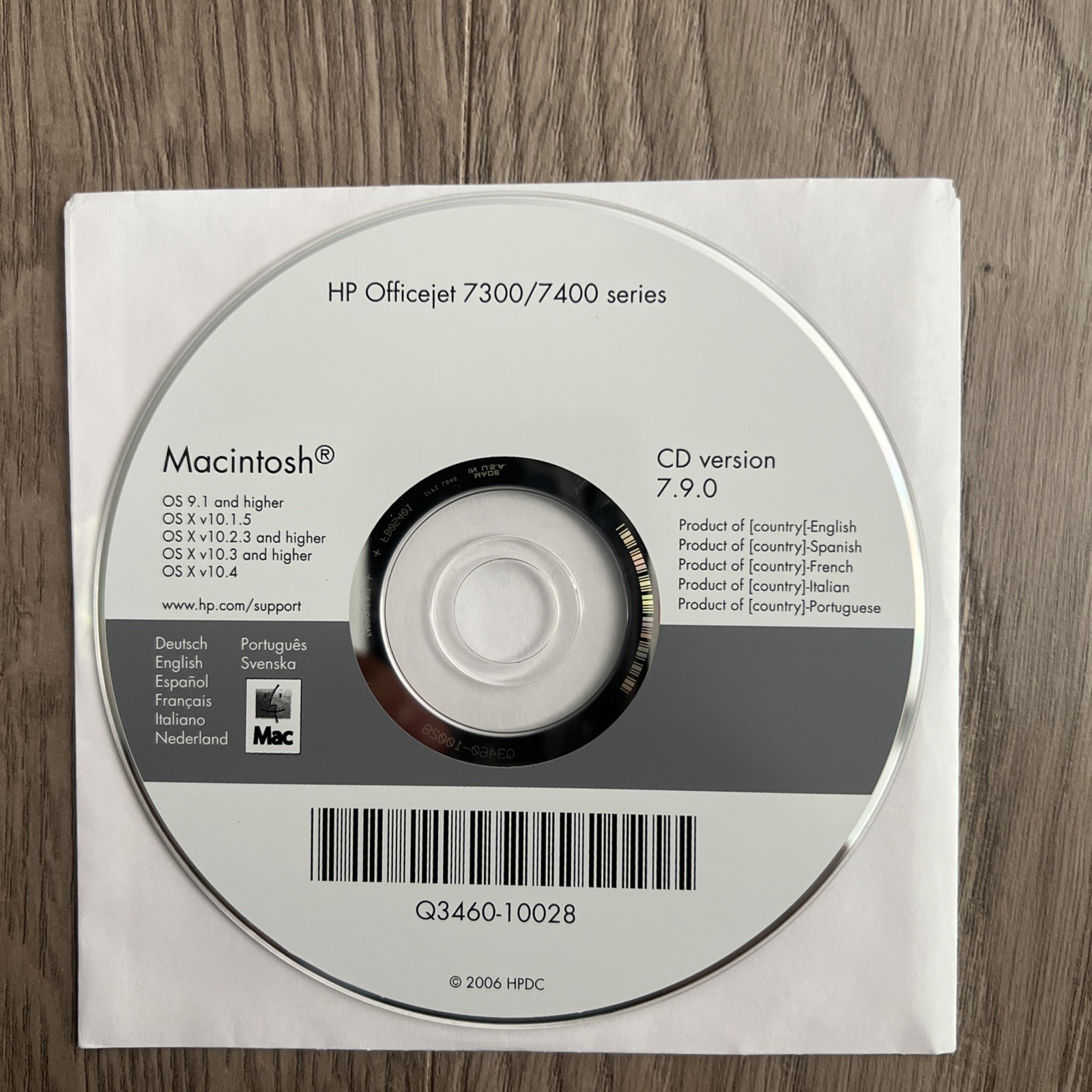 HP Officejet 7300 7400 Photosmart 2600 2700 Series Macintosh Drivers & Software