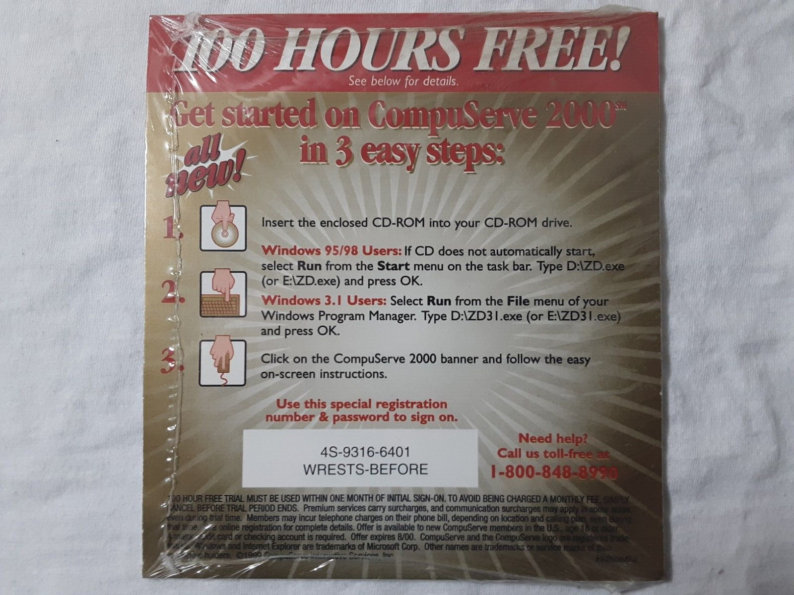 retro 1999 CD-Rom PC Computing Ultimate Tune-up Kit Y2K FREE SHIPPING CompuServe