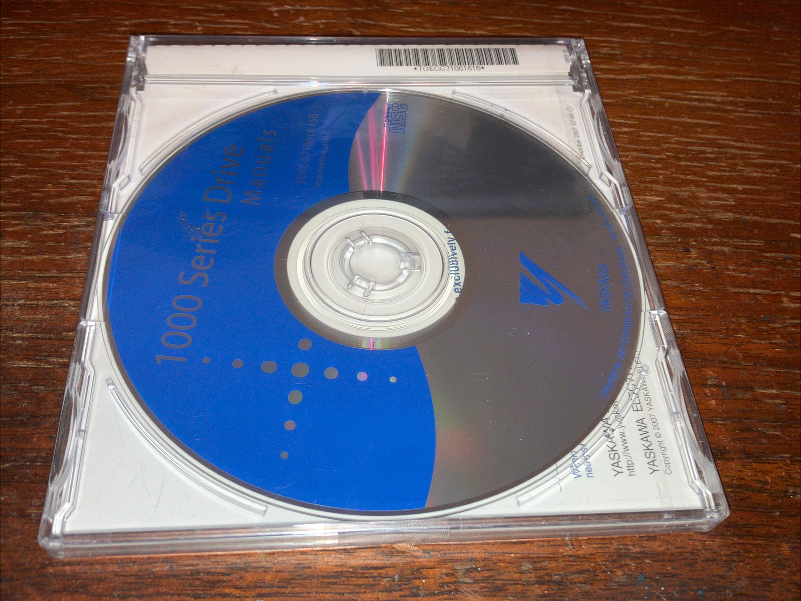 NEW – Yaskawa 1000 Series Drive Manual – CD Rom – NEW SEALED – SLIM JEWEL CASE