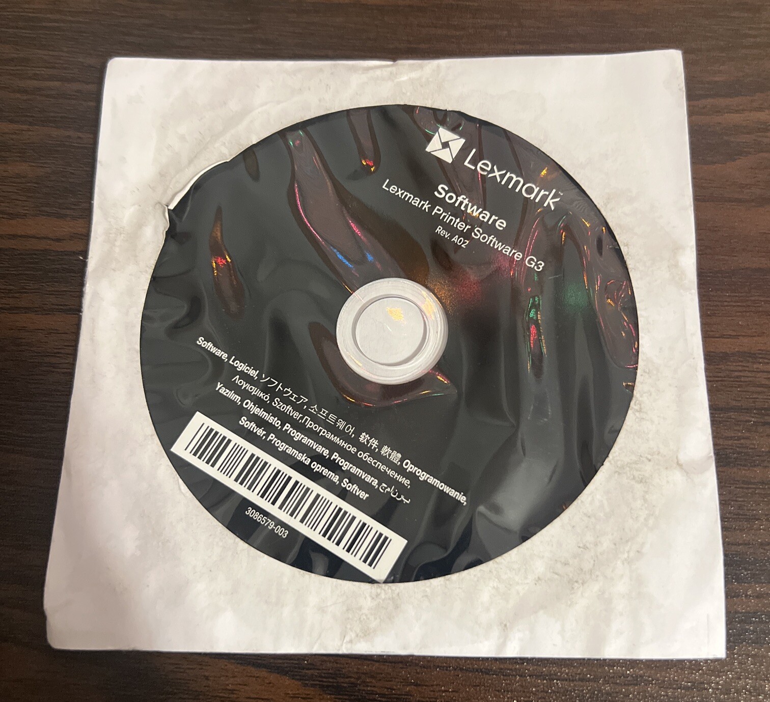 Lexmark Printer Software G3 Rev A02 Installation Software Disk CD