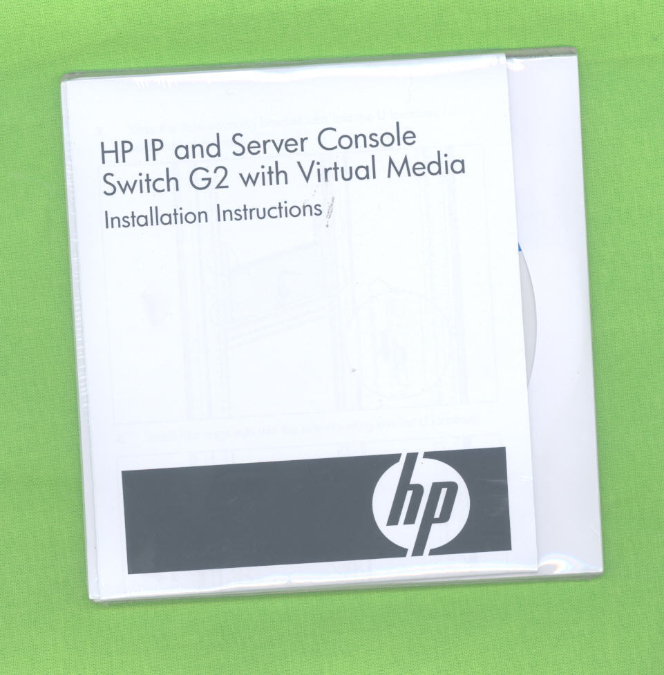 HP IP and Server Console Switch G2 with Virtual Media Installation Guide NEW