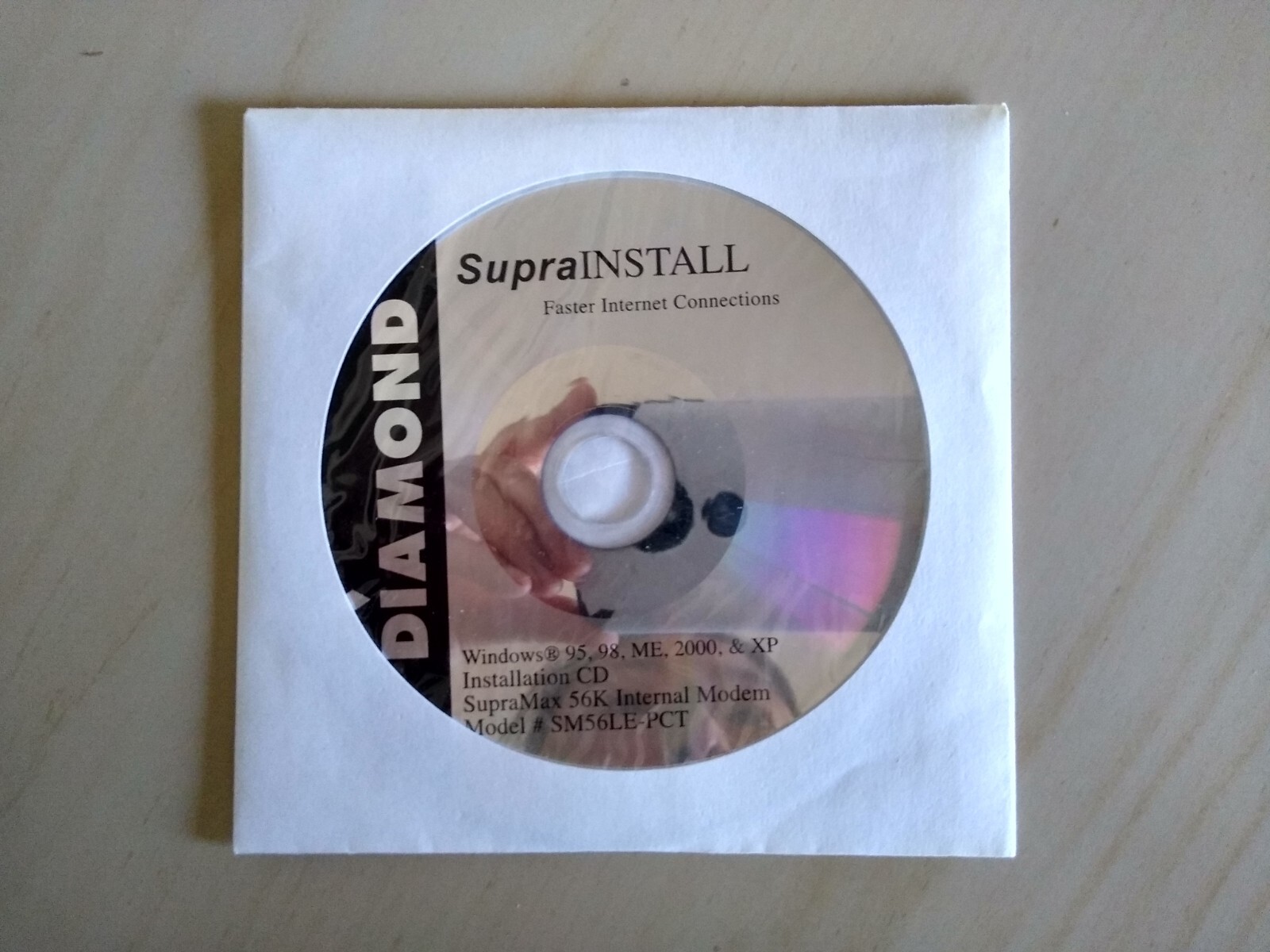 Diamond SupraINSTALL Installation CD Windows 95, 98, ME, 2000, XP