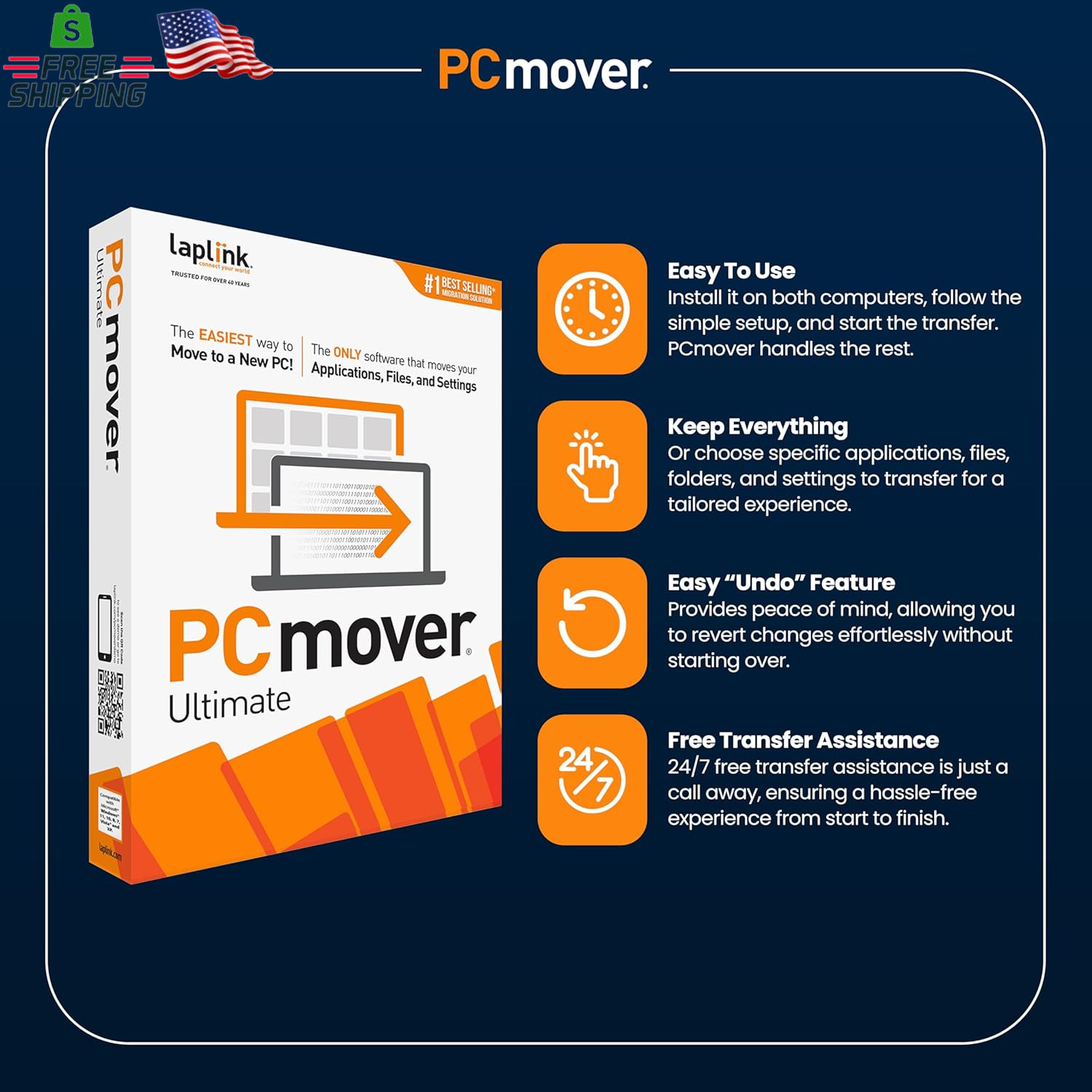Laplink Pcmover Ultimate 11 – Migration of Your Applications, Files and Settings