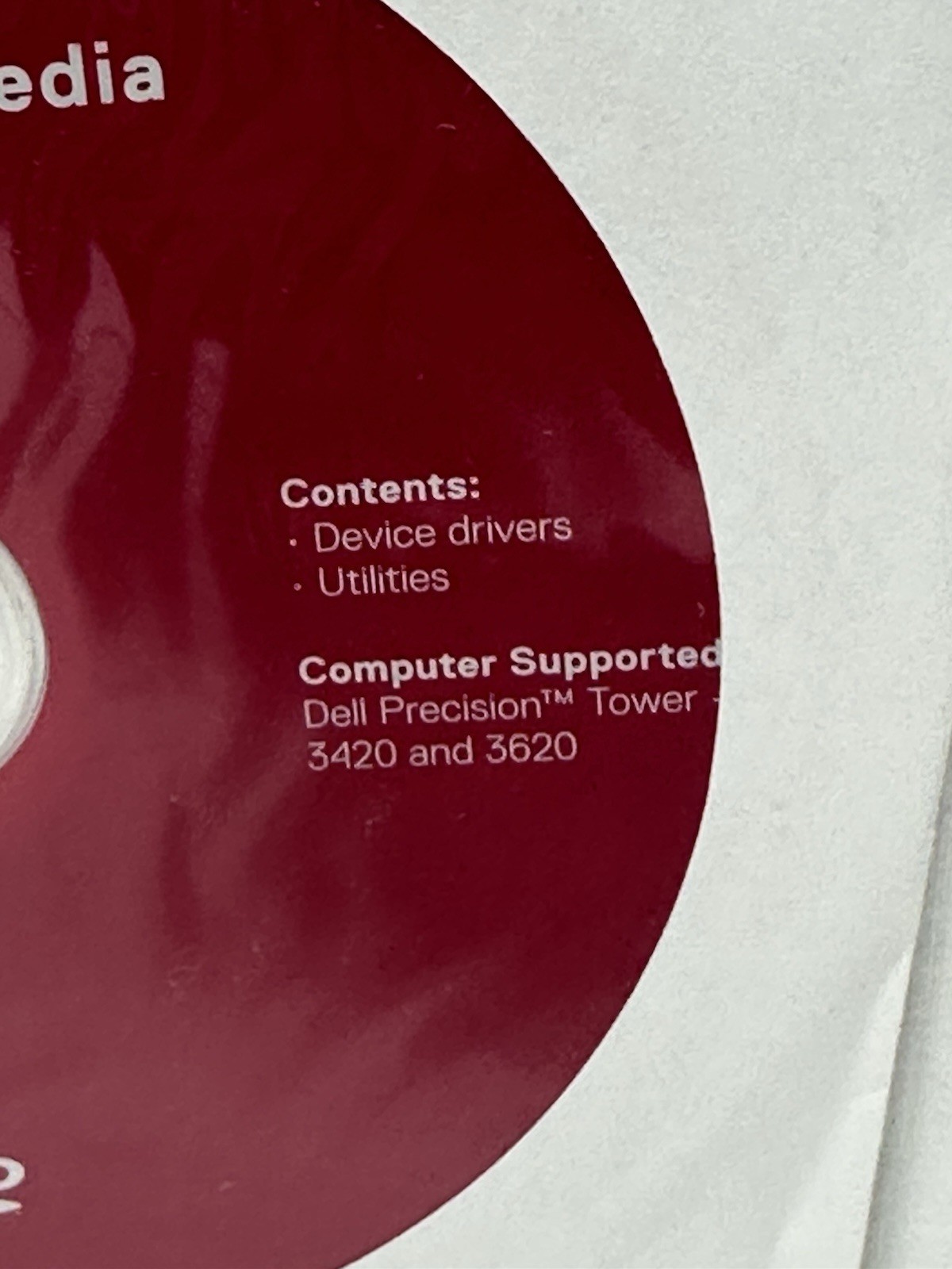Dell 00KKYY Resource Media Reinstallation DVD Disc Drivers Utilities- FREE SHIP