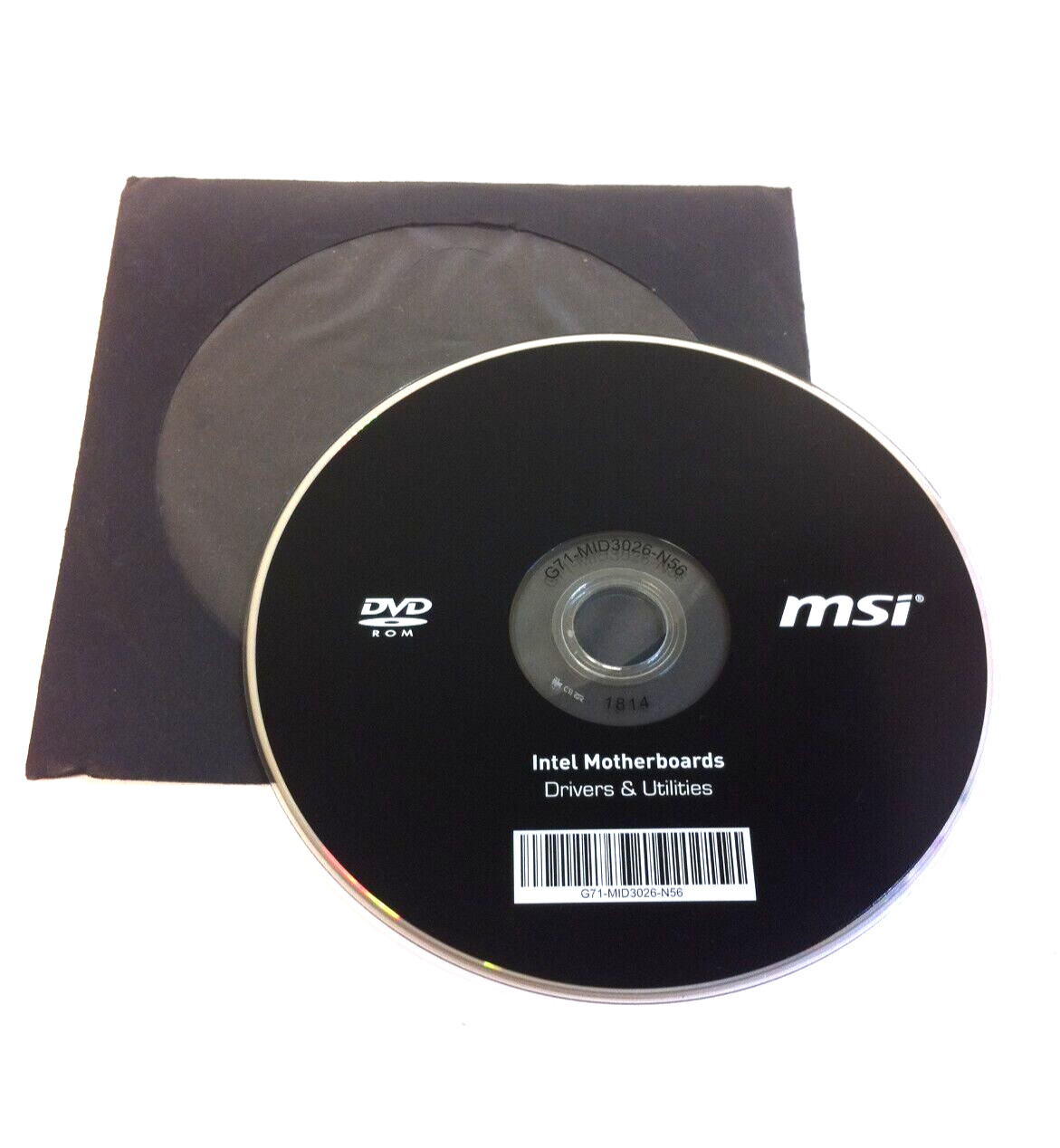 Genuine MSI Intel Motherboards Drivers & Utilities Disc DVD G71-MID3026-N56 136