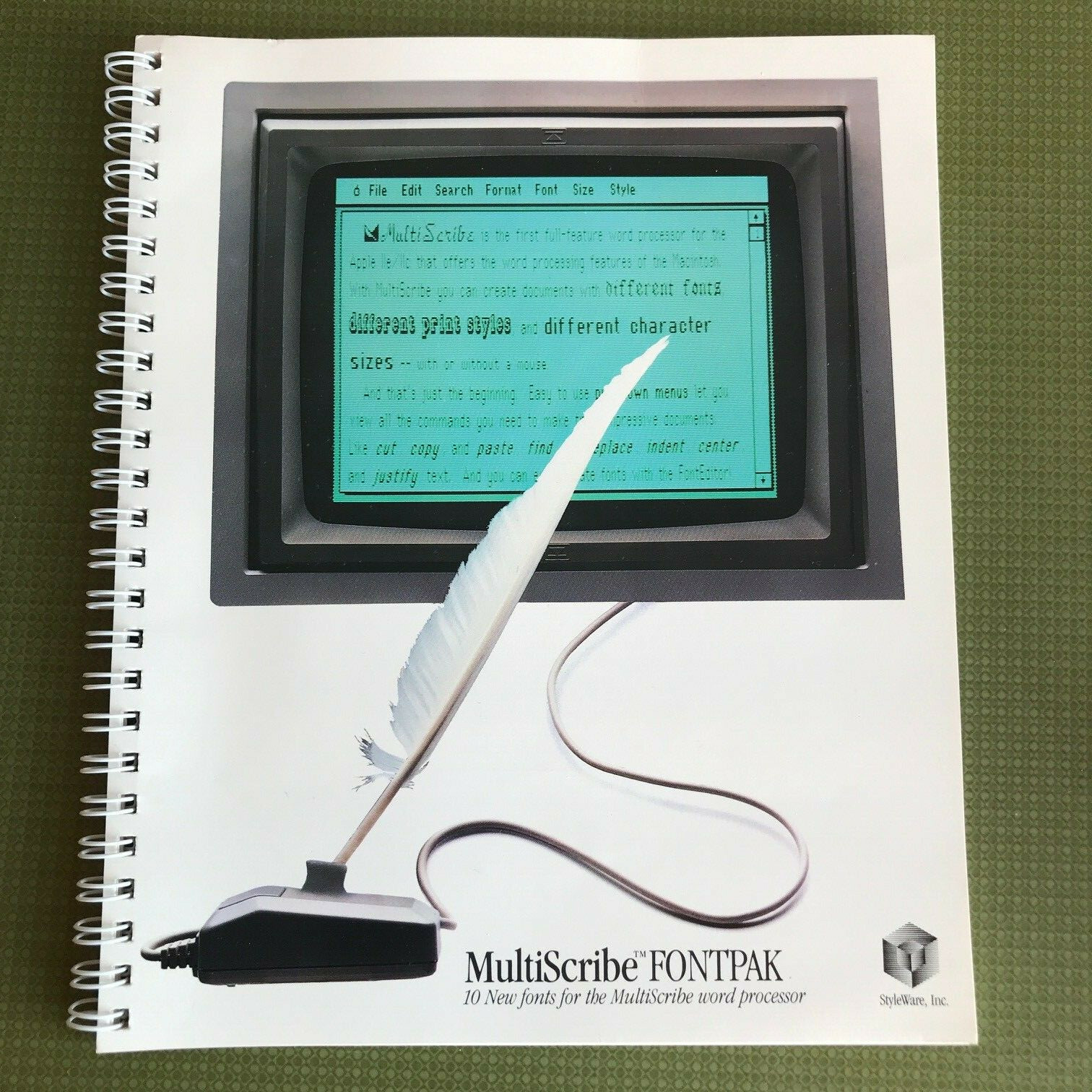 MultiScribe – Word processor for the 128K Apple IIe/IIc
