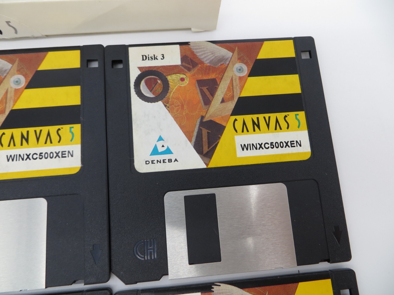 CANVAS 5 Installation Disk Set C0245-0022-EN 3.5″ Floppy Discs vintage computer