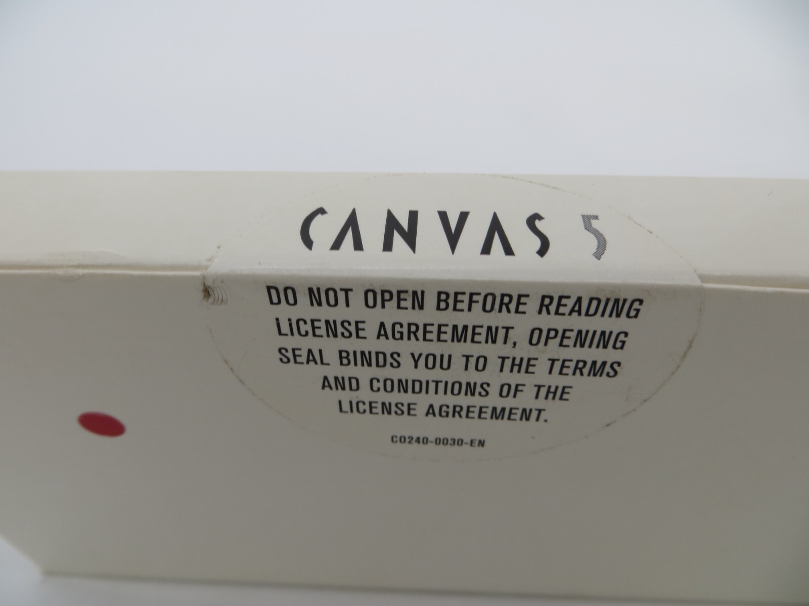 CANVAS 5 Installation Disk Set C0245-0022-EN 3.5″ Floppy Discs VTG computer NEW