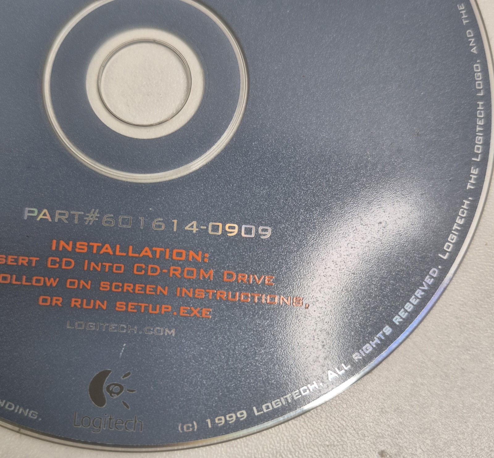 VTG Logitech Wingman V3.20 Software PC 1999 CD-ROM 601614-0909