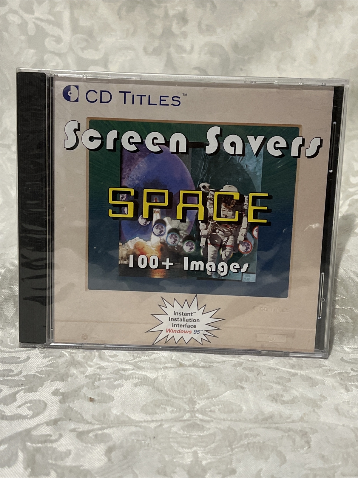 Vintage Space Screen savers CD-ROM for Windows 95 3.1 NEW Sealed Jewel Case