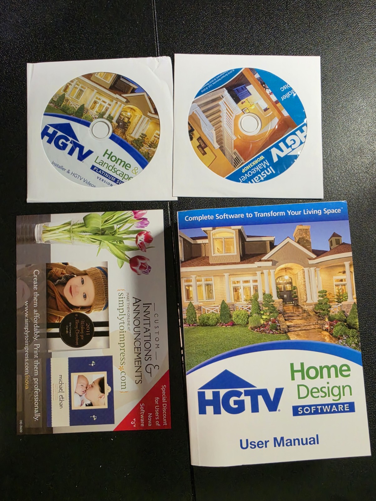 HGTV Home & Landscape Platinum Suite V3 PC Complete 2 Discs Manual