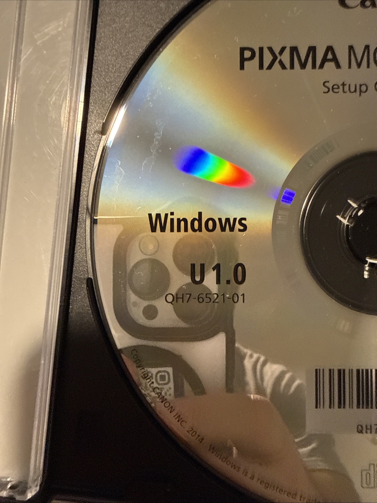 Canon Pixma MG7500 Series Setup CD-ROM CD New