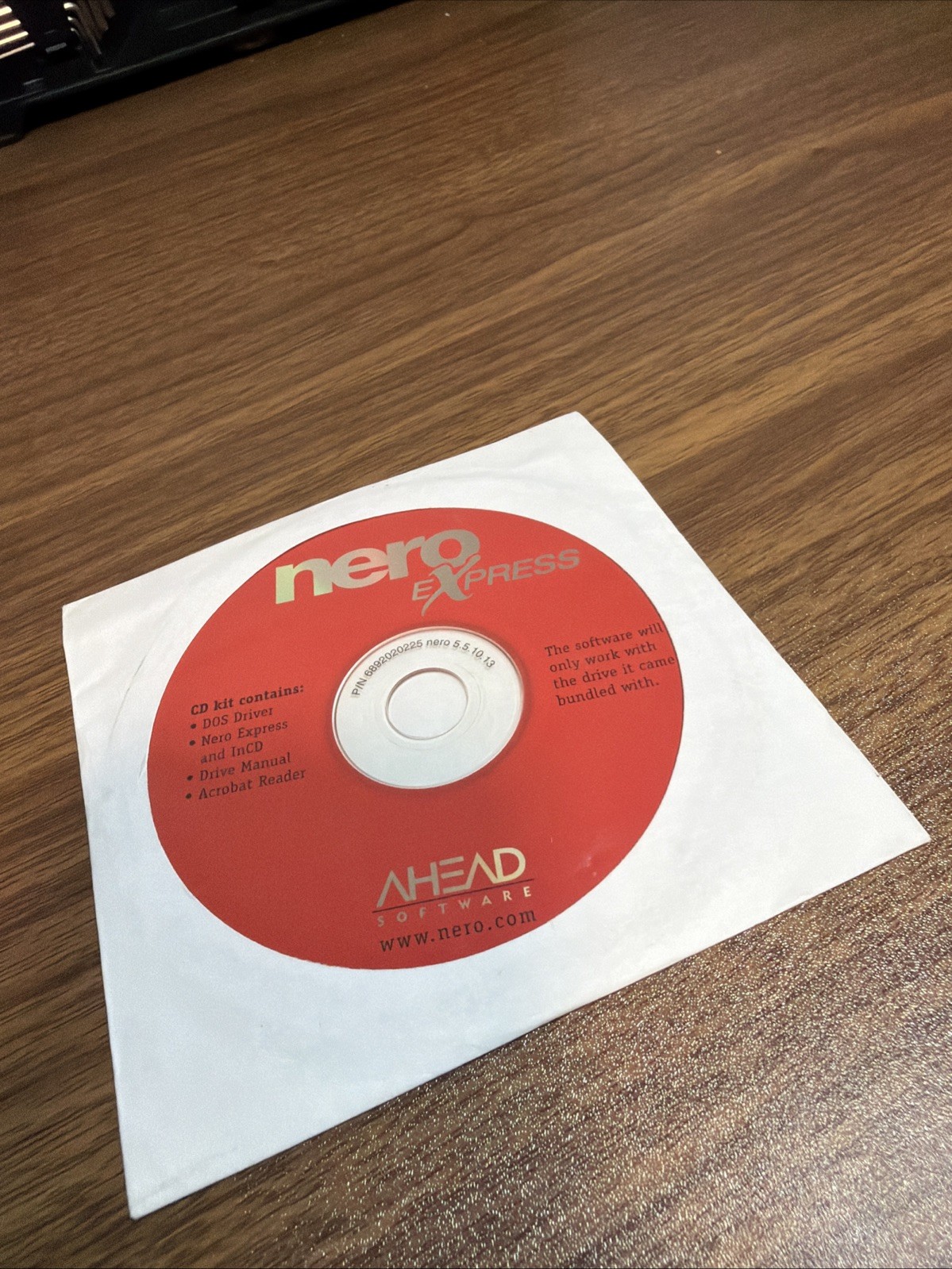 Nero Express CD Kit – Ahead Software – Disc Only – Great Condition
