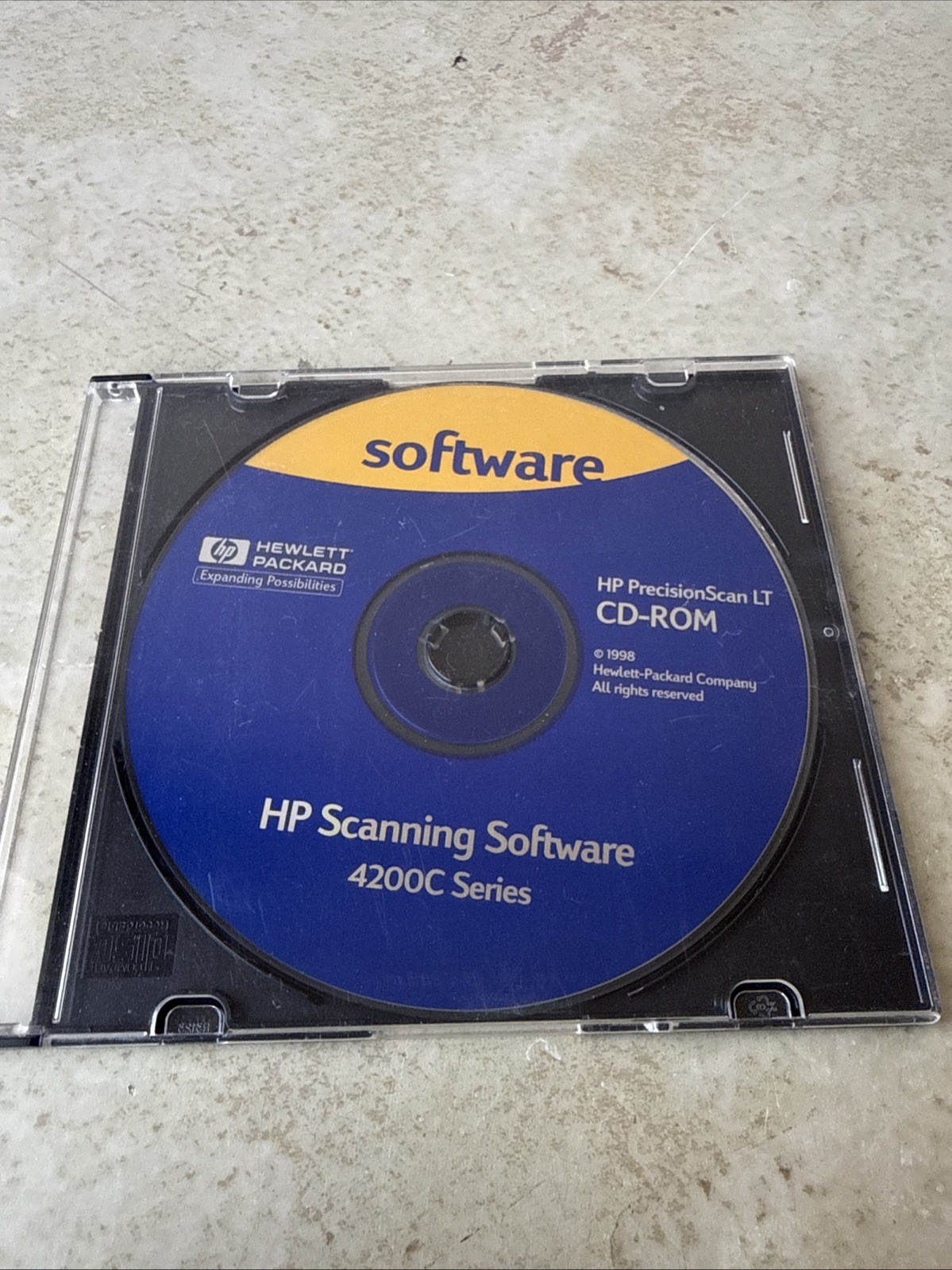 HP PrecisionScan LT CD-ROM – HP Scanning Software 4200C Series
