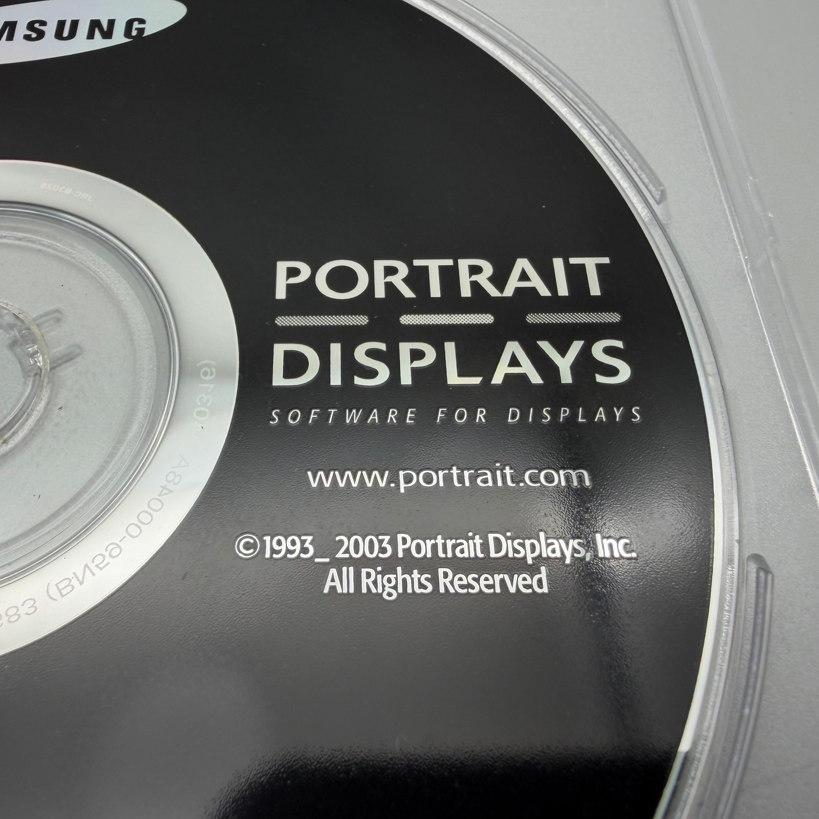 Vintage 2003 Samsung Portrait Displays Pivot Pro 7.61 Utility Software CD-ROM