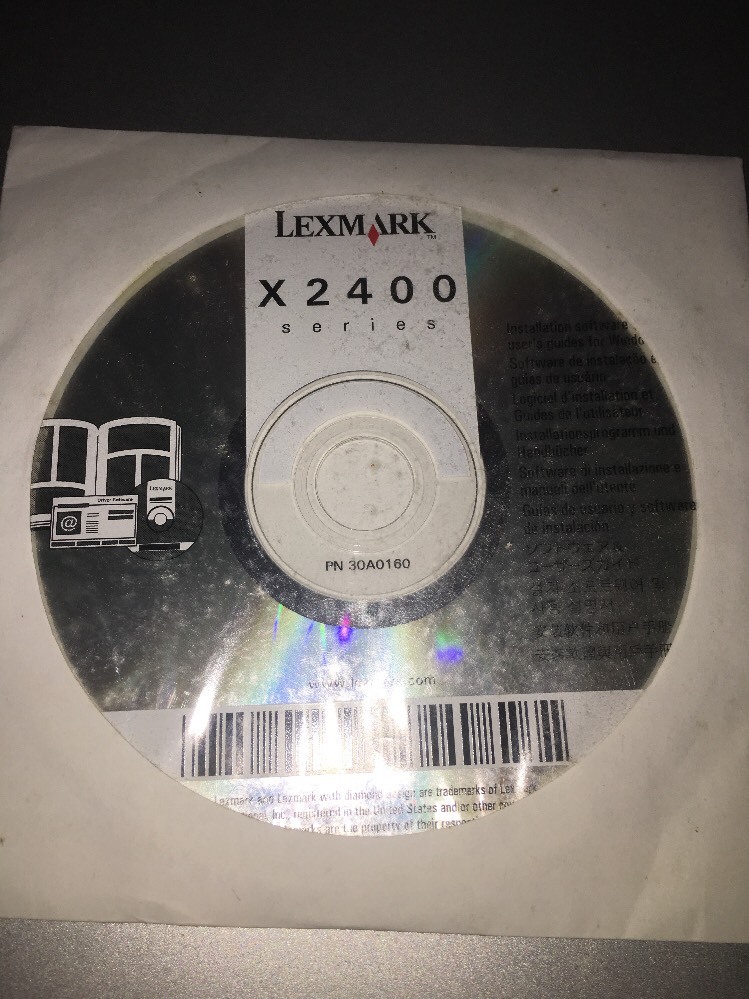 lexmark x2400 series disc