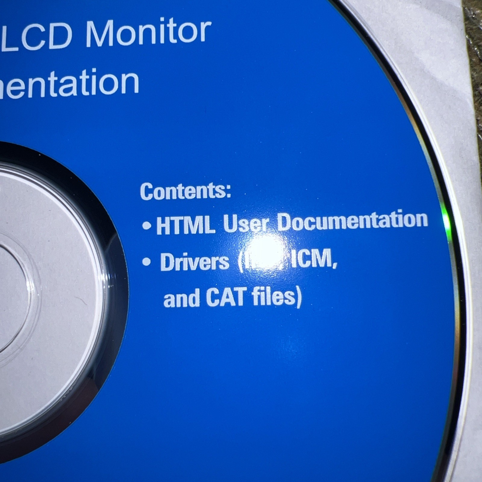 Drivers & User Documentation Dell E176FP Color Monitor Disc Only $1.99 Shipping
