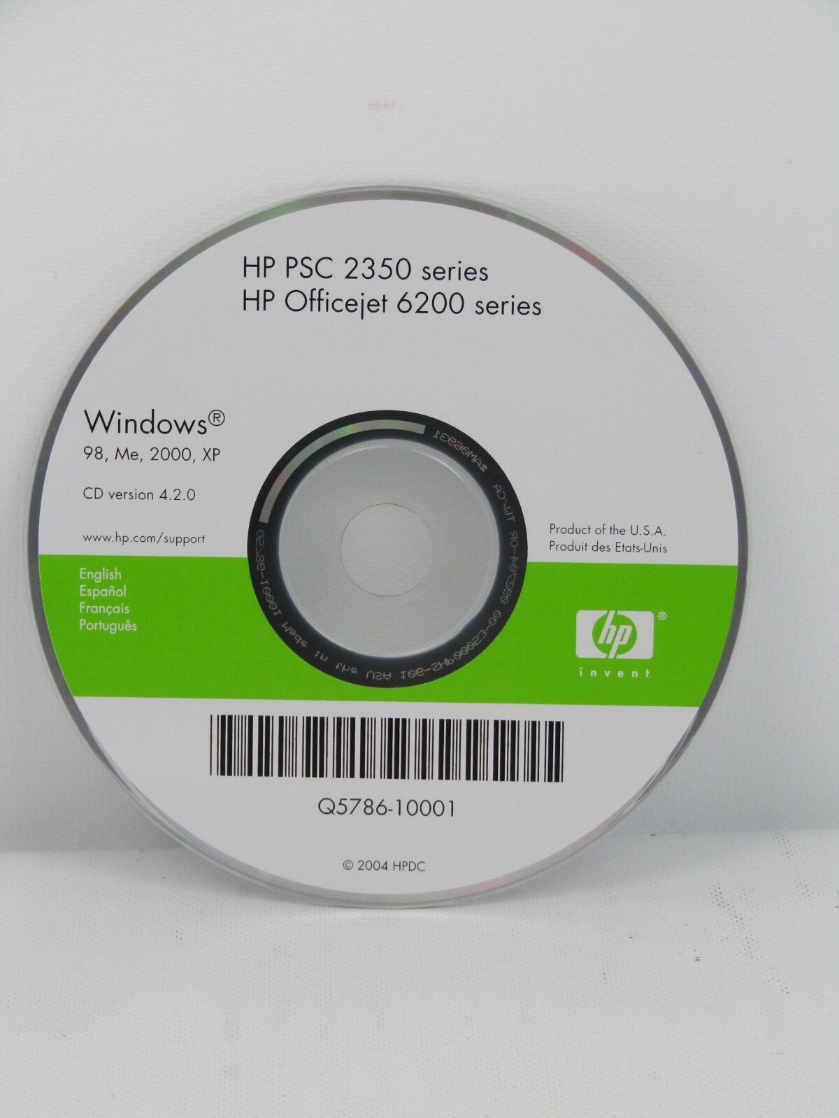 HP PSC 2350 SERIES / HP OFFICEJET 6200 SERIES SOFTWARE SET UP DISK