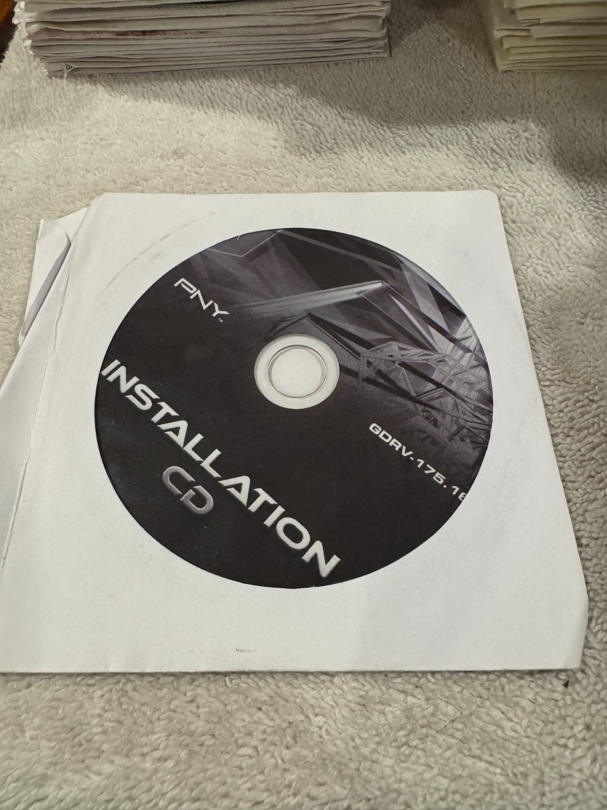 PNY Installation Disc – GDRV-175.16B – CD ONLY VERY GOOD CONDITION!!!