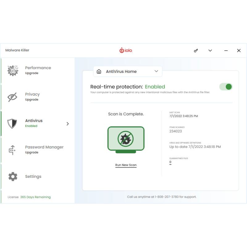 iolo Malware Killer | 1 Year 10 PC | Windows | Antivirus | Download