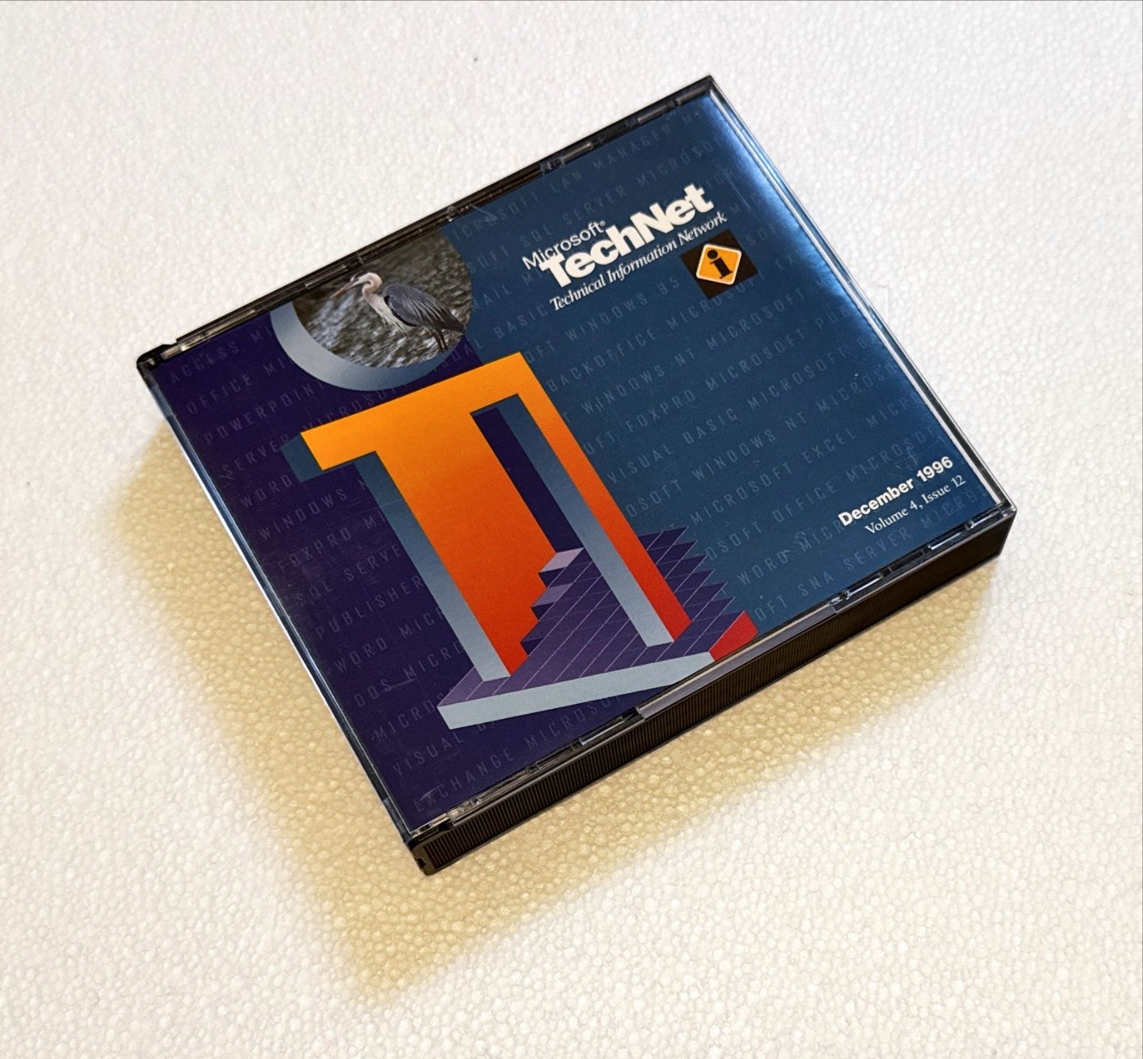 Microsoft TechNet December 1996 Volume 4, Issue 12, 3-CD Set – Excellent