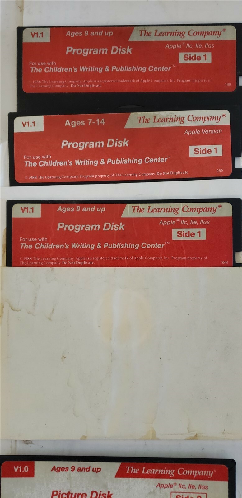 Learning Company 3.5″ Floppy V1.0 V1.1 4 Bonus