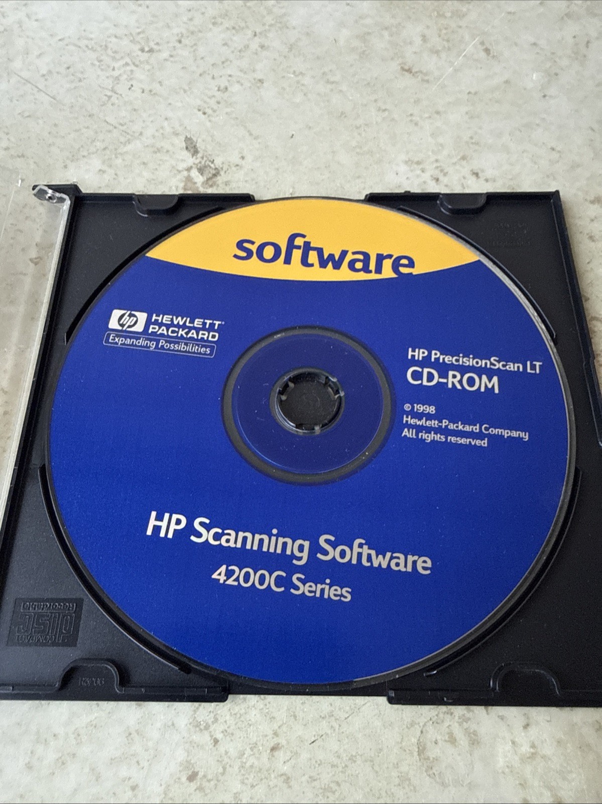 HP PrecisionScan LT CD-ROM – HP Scanning Software 4200C Series