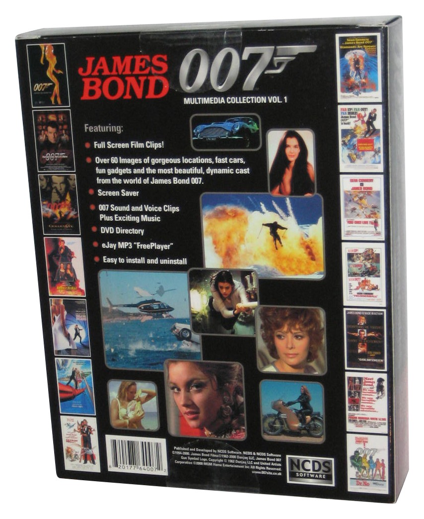 The Official James Bond 007 Screen Saver Vol. 1 Girls N Gadgets Windows PC CD Bo