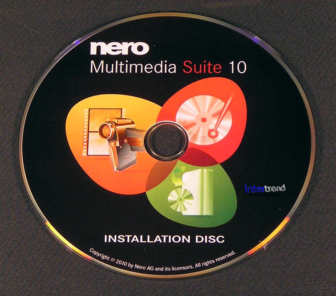 Nero 10 Multimedia Suite Full Version Box + CD 3-in1 BackItUp Burning Software + Original Packaging