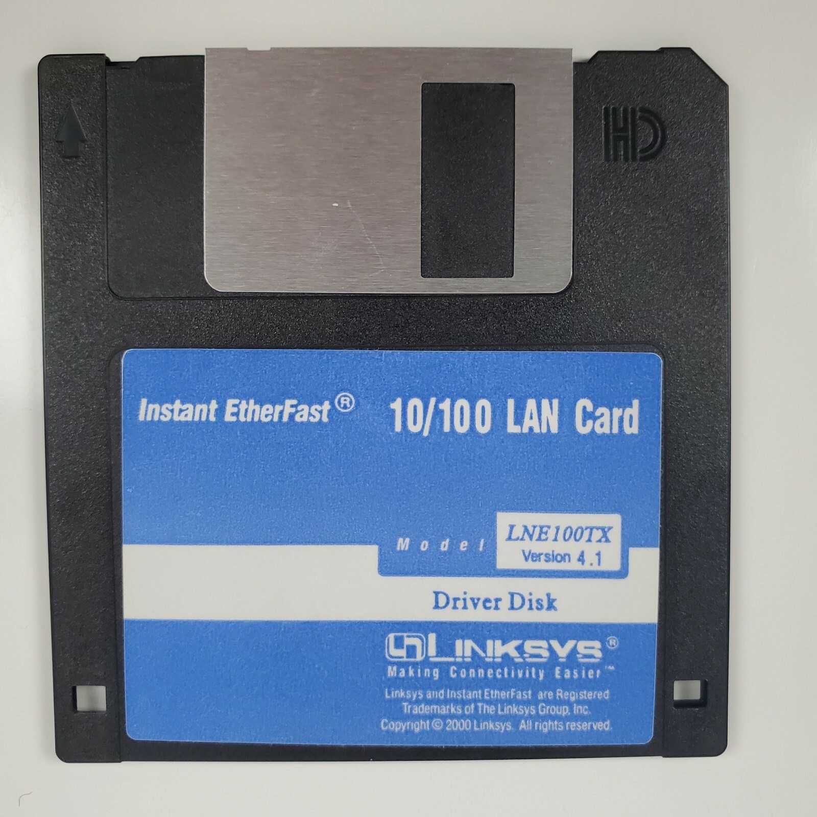 Vintage Instant EtherFast 10/100 LAN Card Linksys Driver 3.5″ Disk Version 4.1