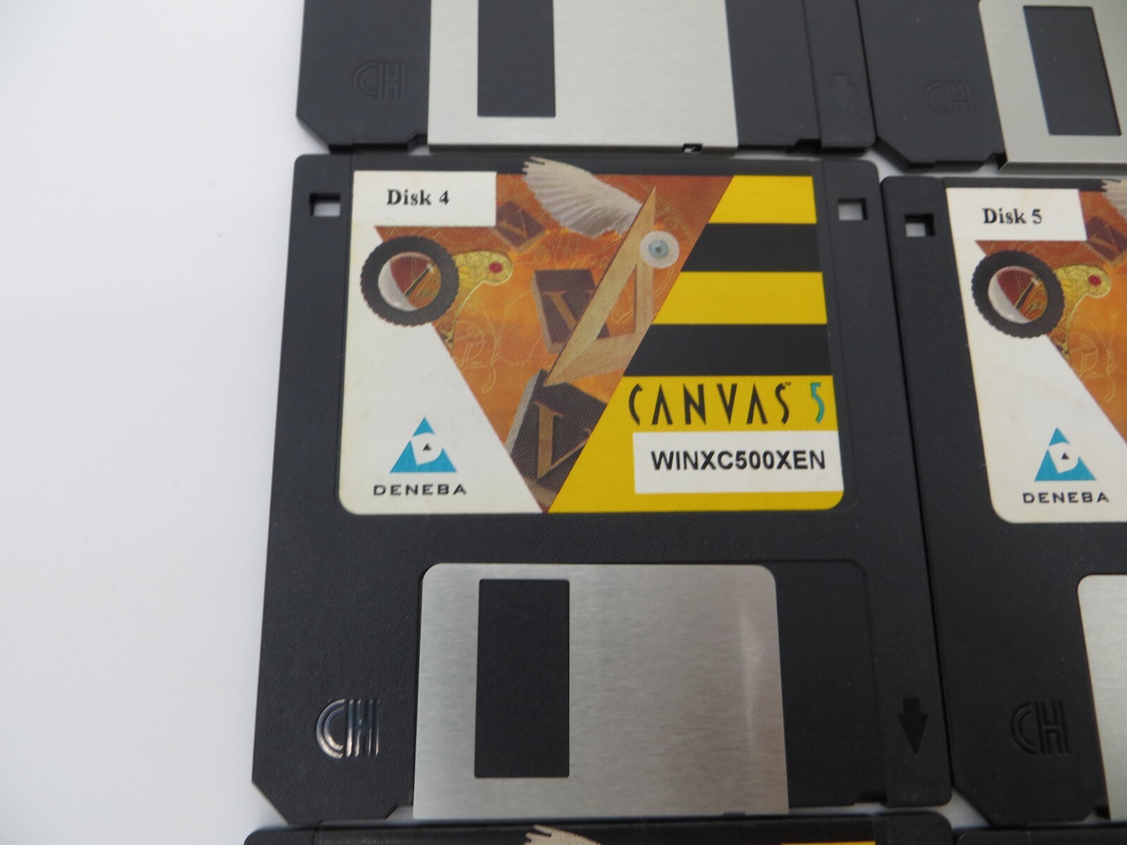 CANVAS 5 Installation Disk Set C0245-0022-EN 3.5″ Floppy Discs vintage computer