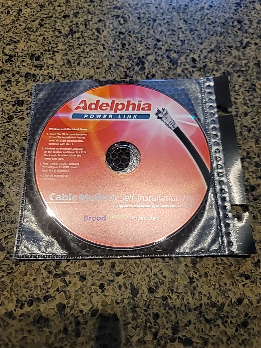 Adelphia Power Link Cd Cable Modem Installation