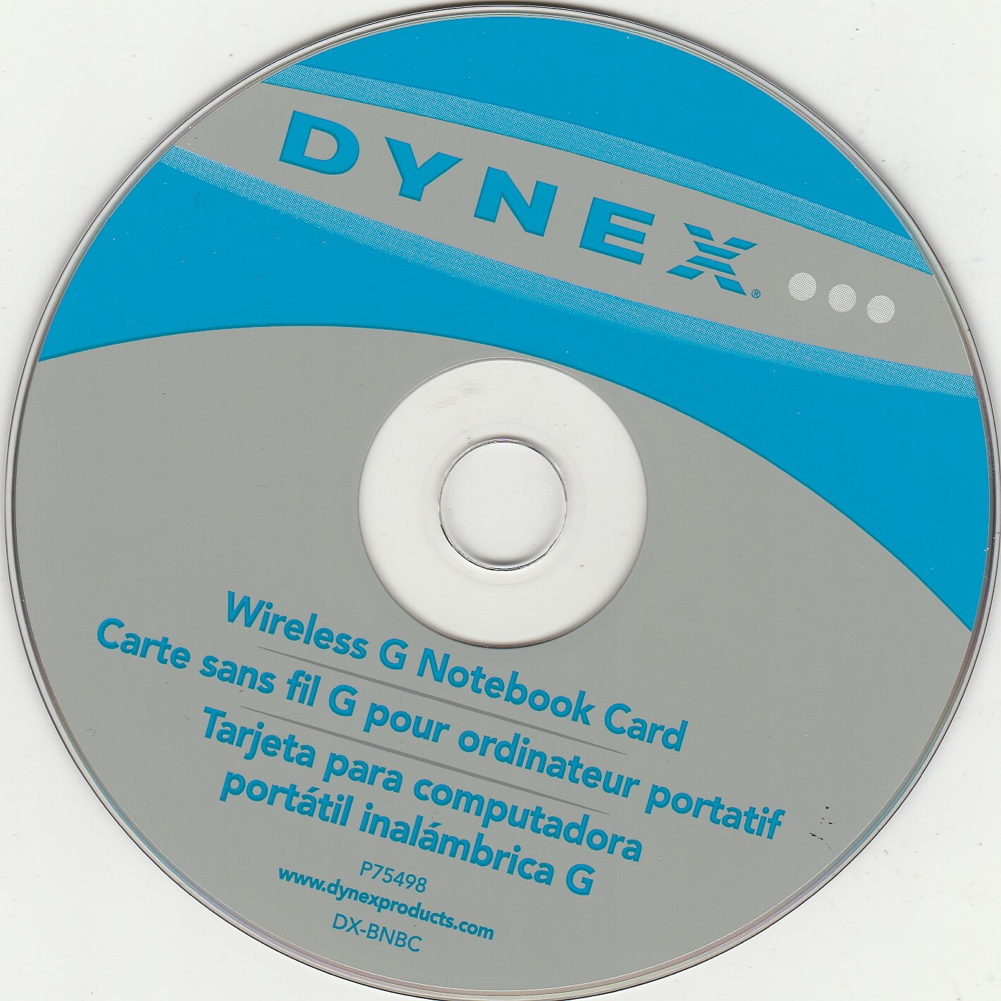 Dynex Wireless G Notebook Card Software PC CD-Rom P75498 DX-BNBC