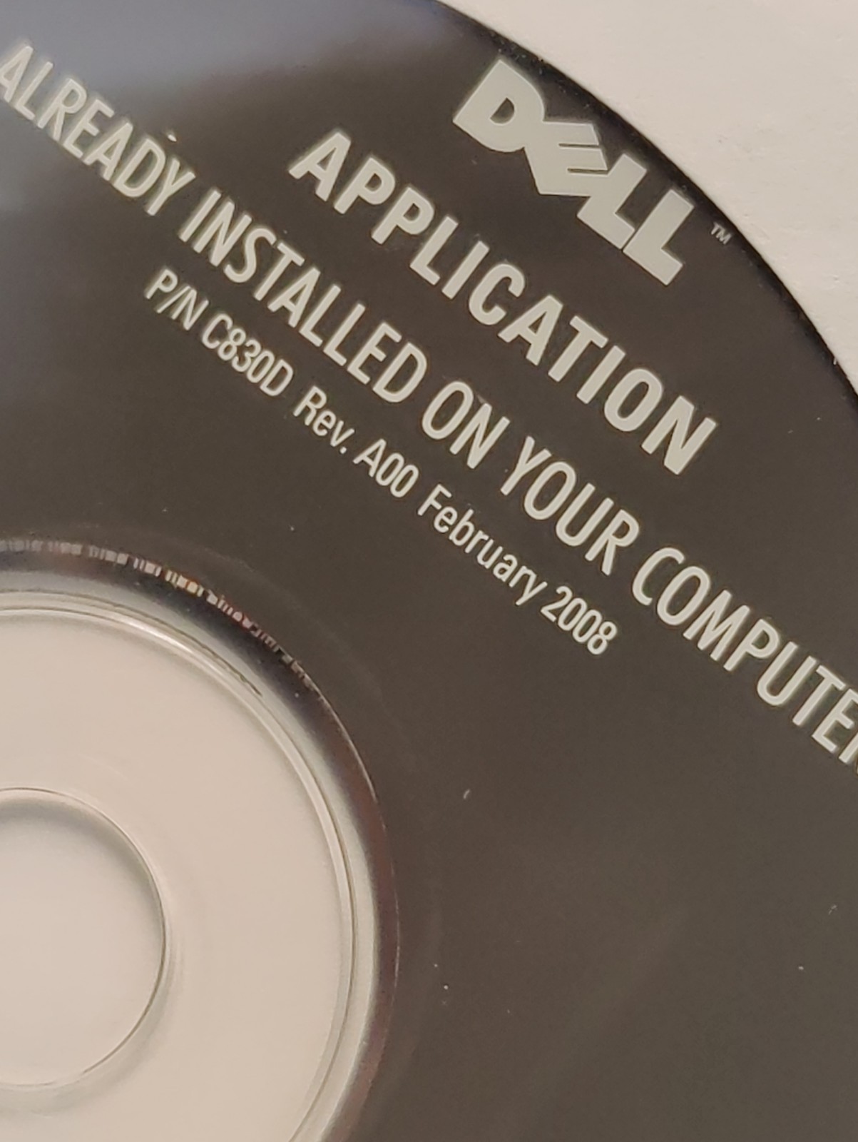 Dell Drivers and Utilities (Already Installed) Software Disc – 2/2008 Sealed