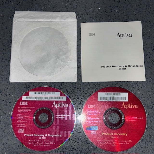 IBM Aptiva Product Recovery CD & Recovery Diagnostics CD