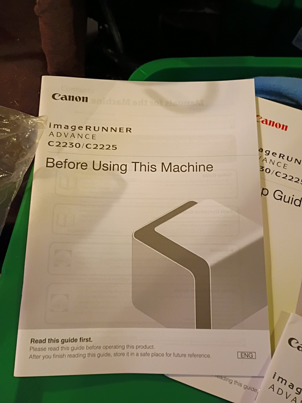 Canon imagerunner Advance C2230/C2225 Software And Manuals Fx6-6426-000 New