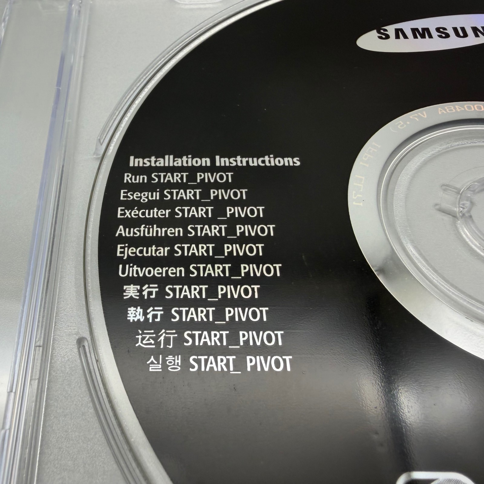 Vintage 2003 Samsung Pivot Pro 7.5 Utility Software CD-ROM Portrait Displays