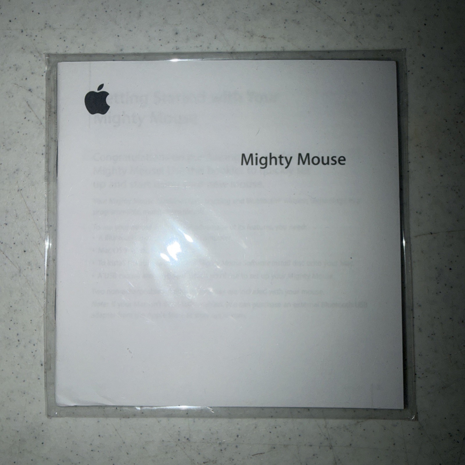 Apple Software CD – Mighty Mouse Software Install V 1.3 – New Sealed – Li20