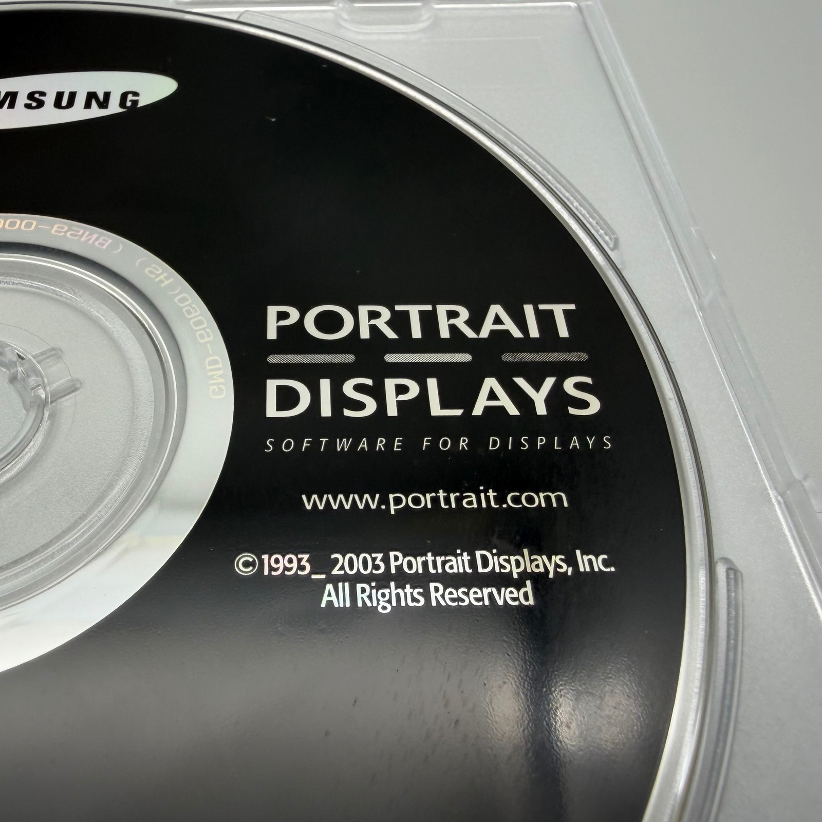 Vintage 2003 Samsung Pivot Pro 7.5 Utility Software CD-ROM Portrait Displays