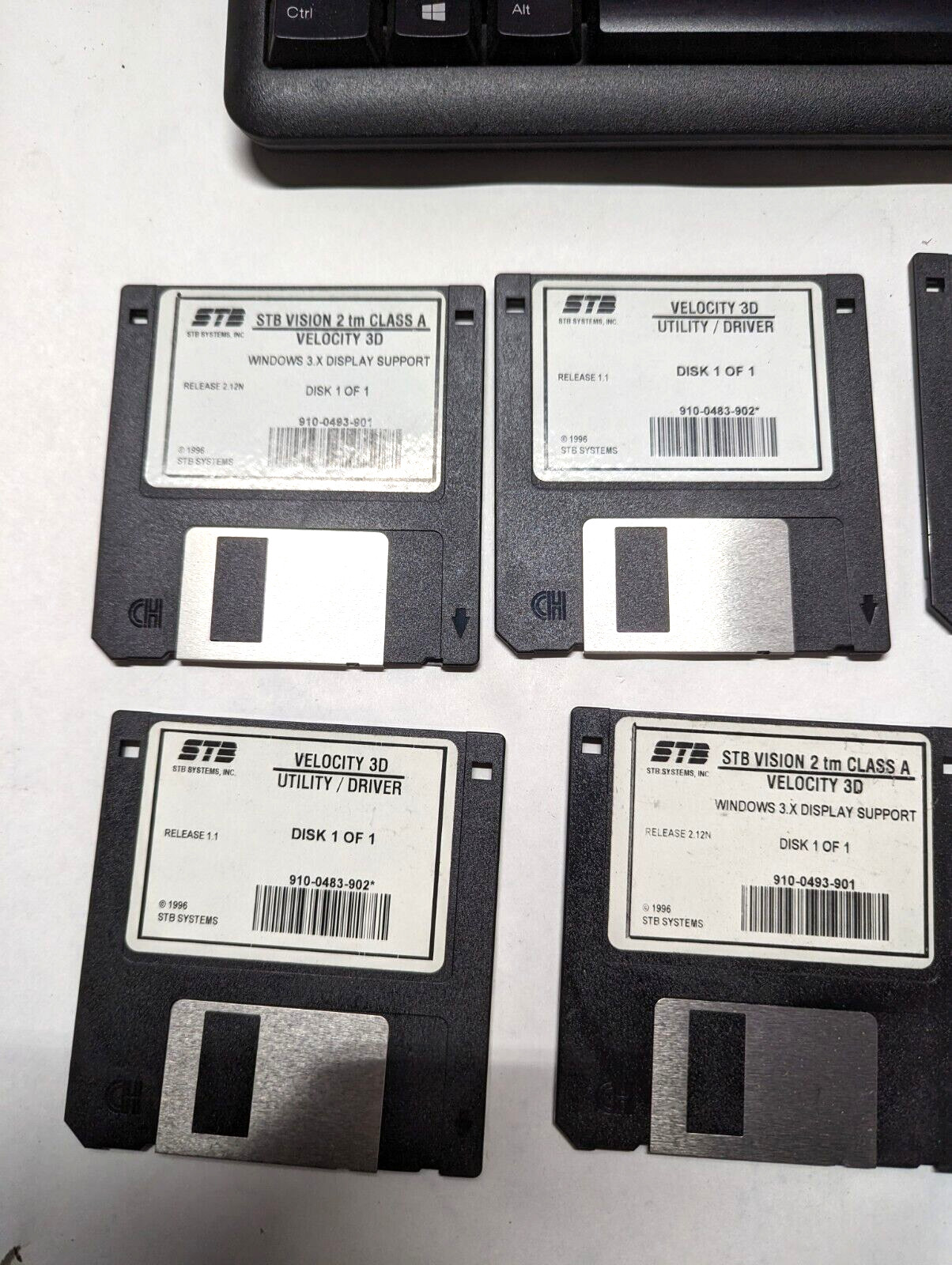 STB Vision 95Tm Class A velocity 3d drivers on disk! VINTAGE