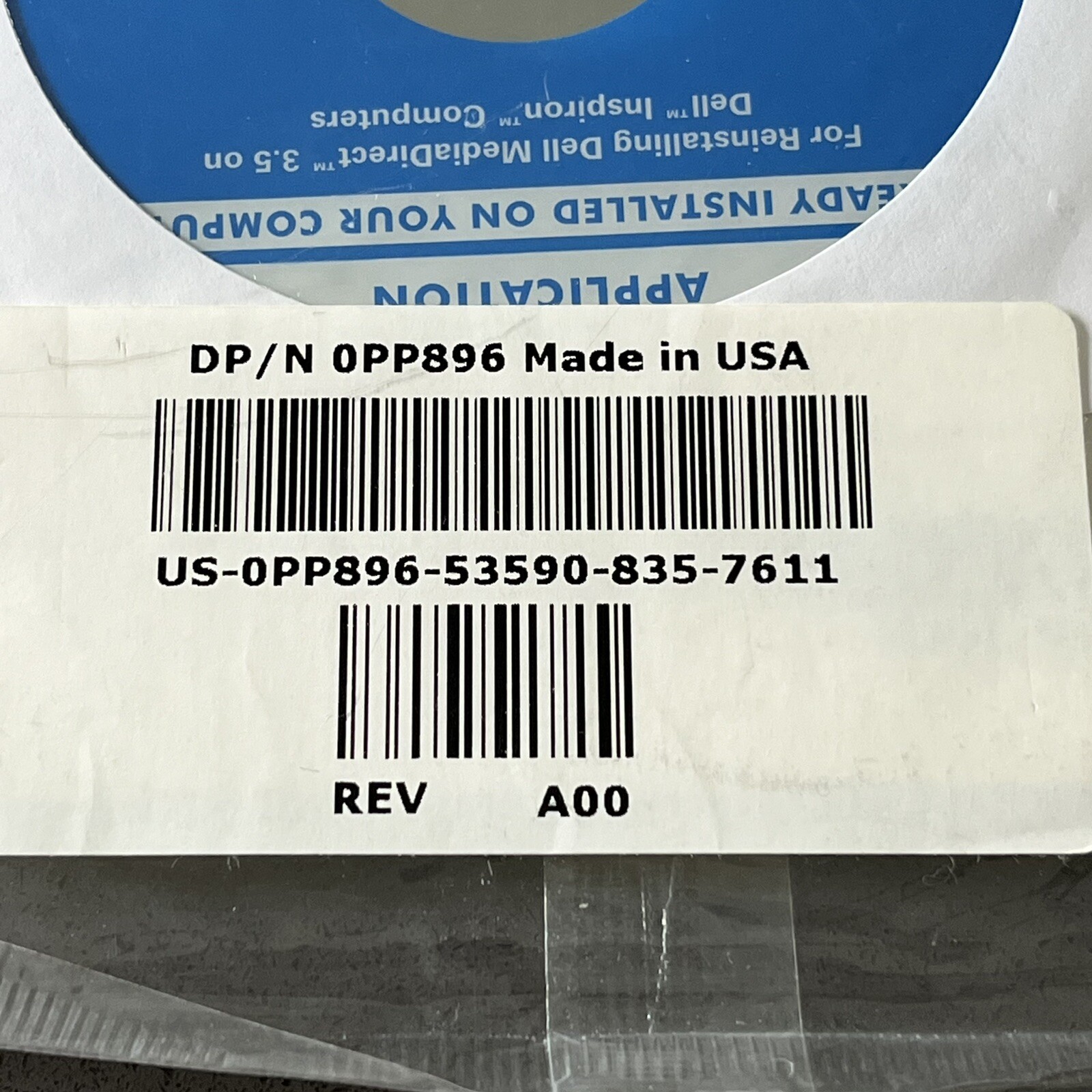 NEW! Dell MediaDirect 3.5 For Full Reinstallation, w/DVD & Manual. Free Ship