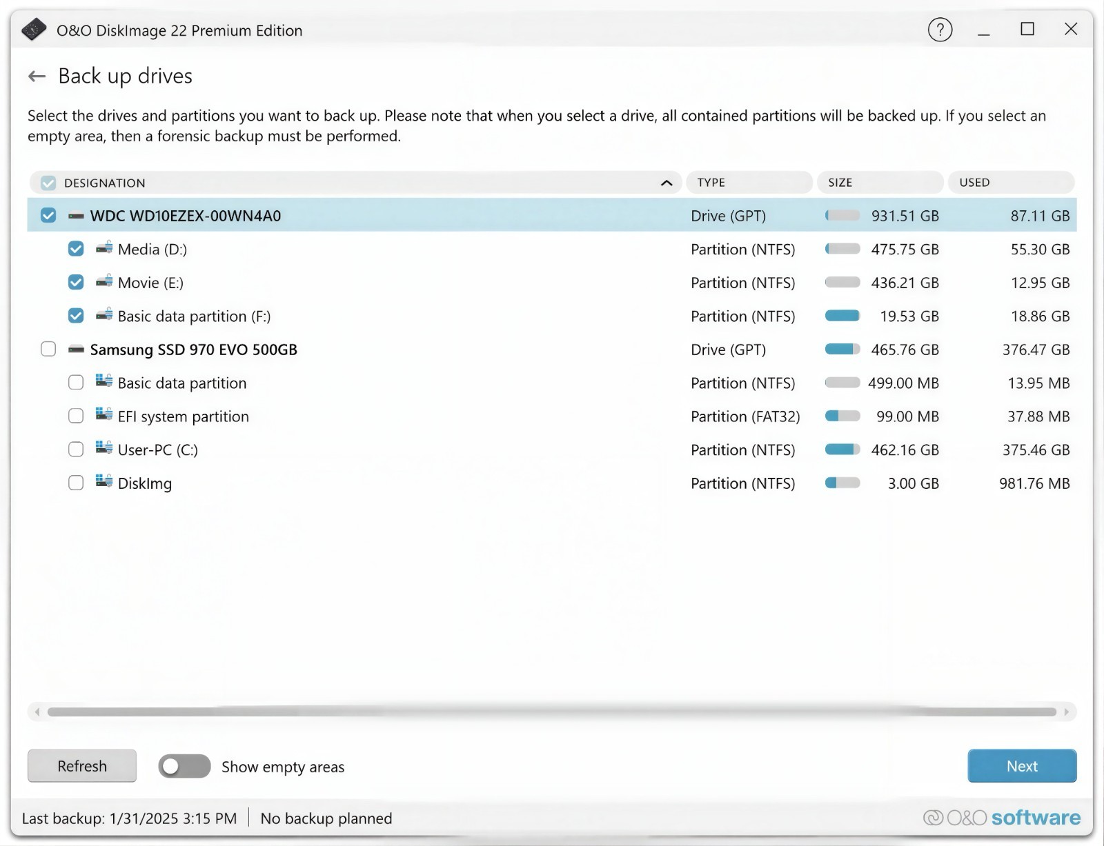 O&O DiskImage Professional Edition Bootable DVD/USB