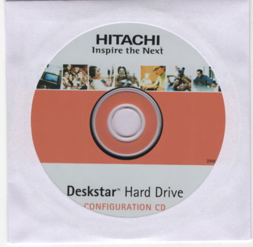 Hitachi Deskstar Hard Drive Software Install OnTrack Configuration CD-ROM (2004)