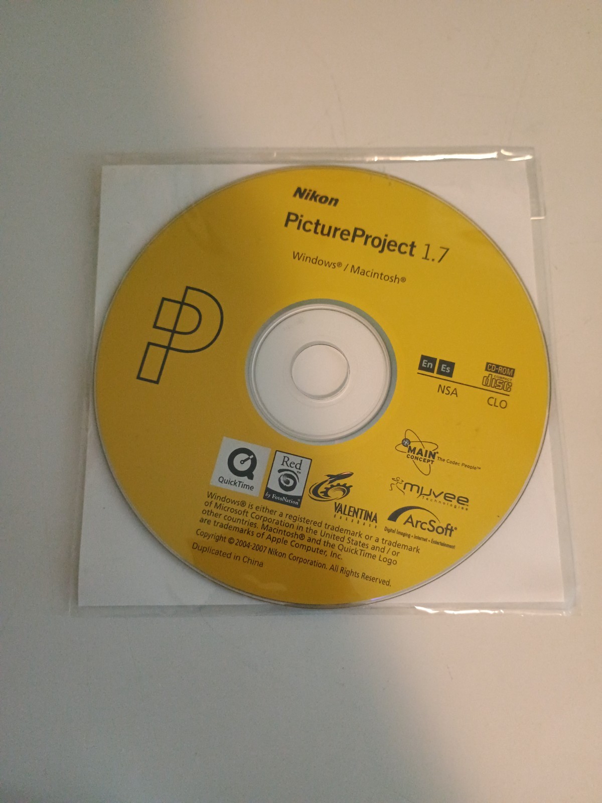 Nikon Picture Project 1.7 Windows & Mac CD-Rom & Reference Manual Disc – 2 Discs