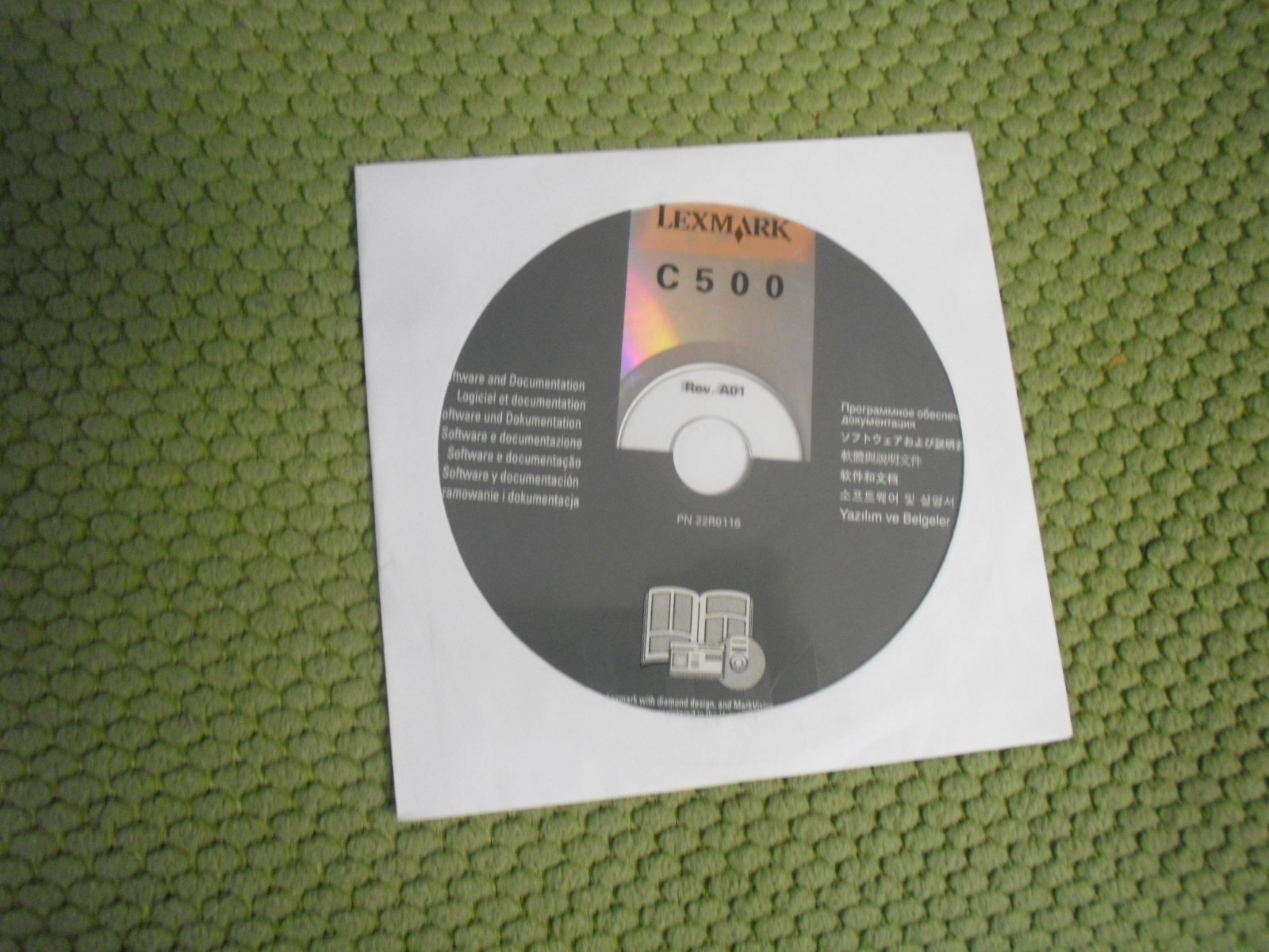 New ! Genuine Lexmark C500 Series CD Printer Drivers Utilities 22R0116